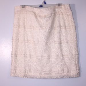 Forever 21 floral lace skirt